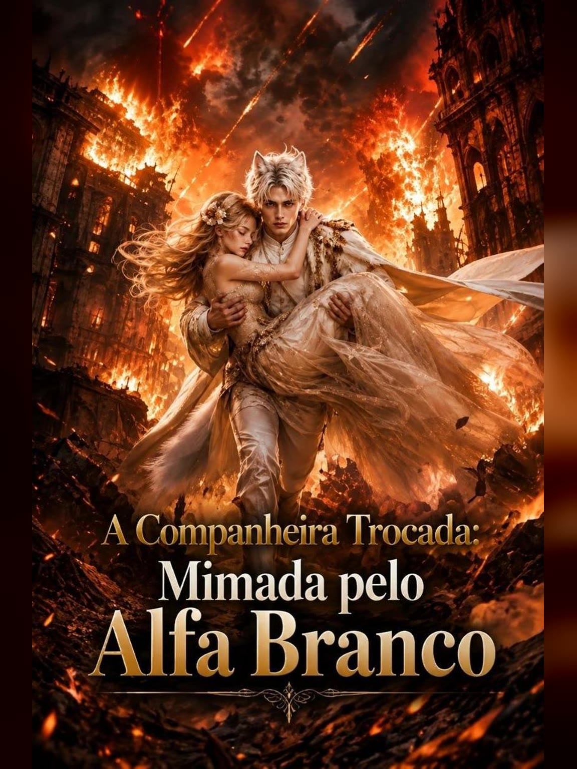 Capa de A Companheira Trocada - Mimada Pelo Alfa Branco