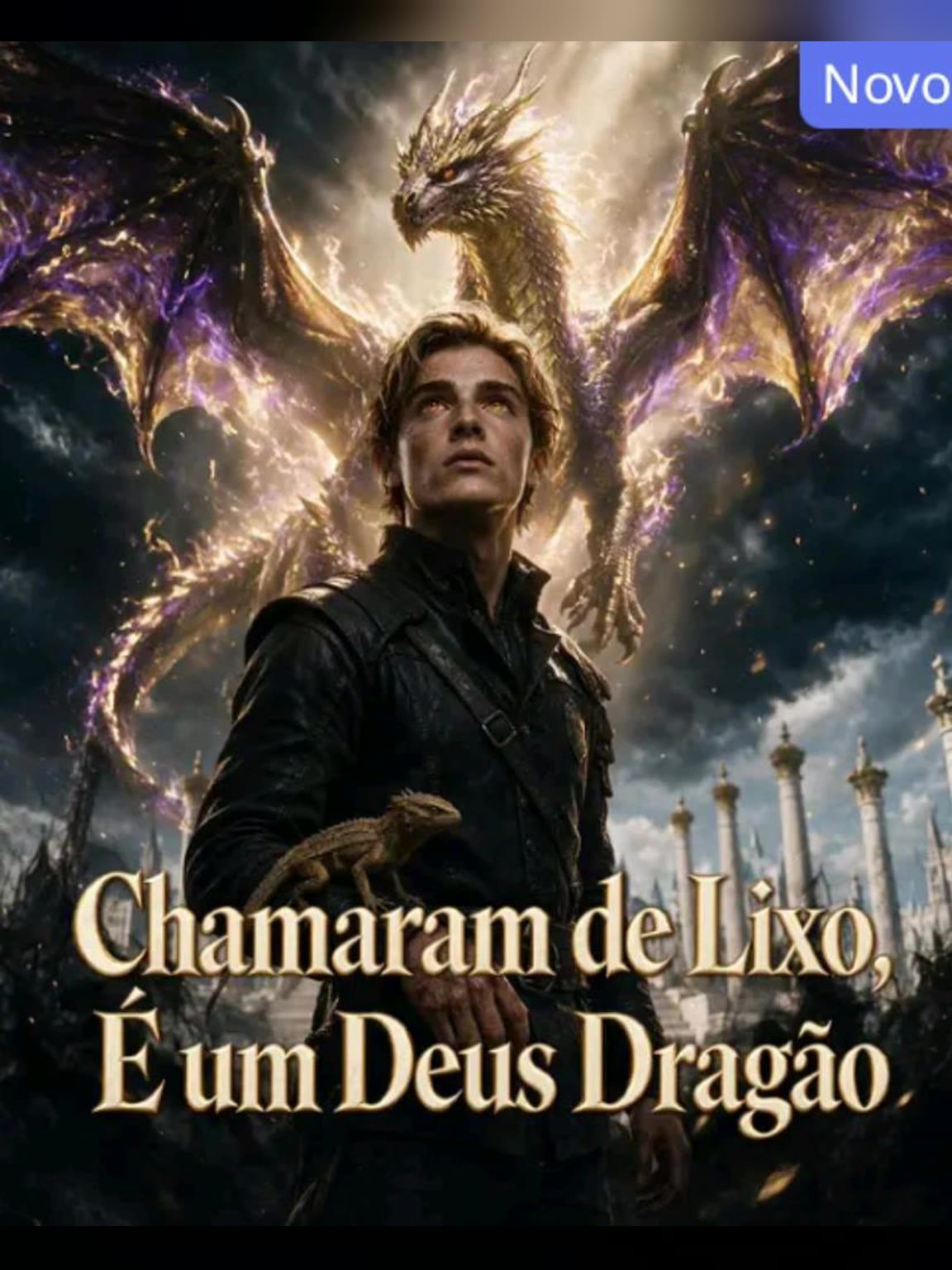 Capa de Chamaram de Lixo, É um Deus Dragão