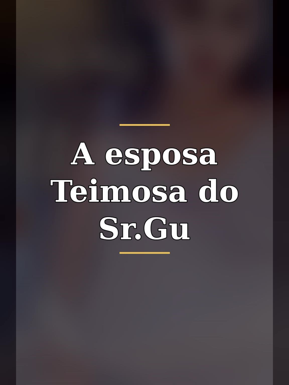 Capa de A esposa Teimosa do Sr.Gu