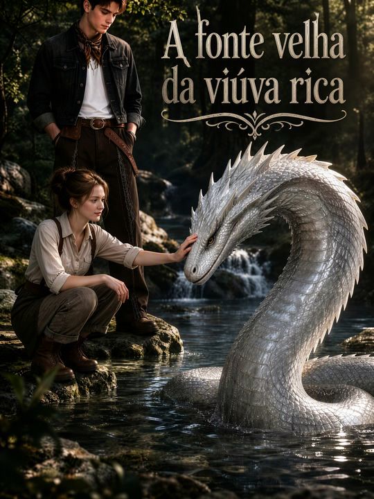 Capa de A fonte velha da viúva rica