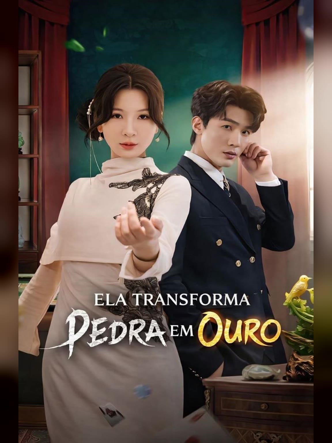 Capa de Ela Transforma Pedra em Ouro