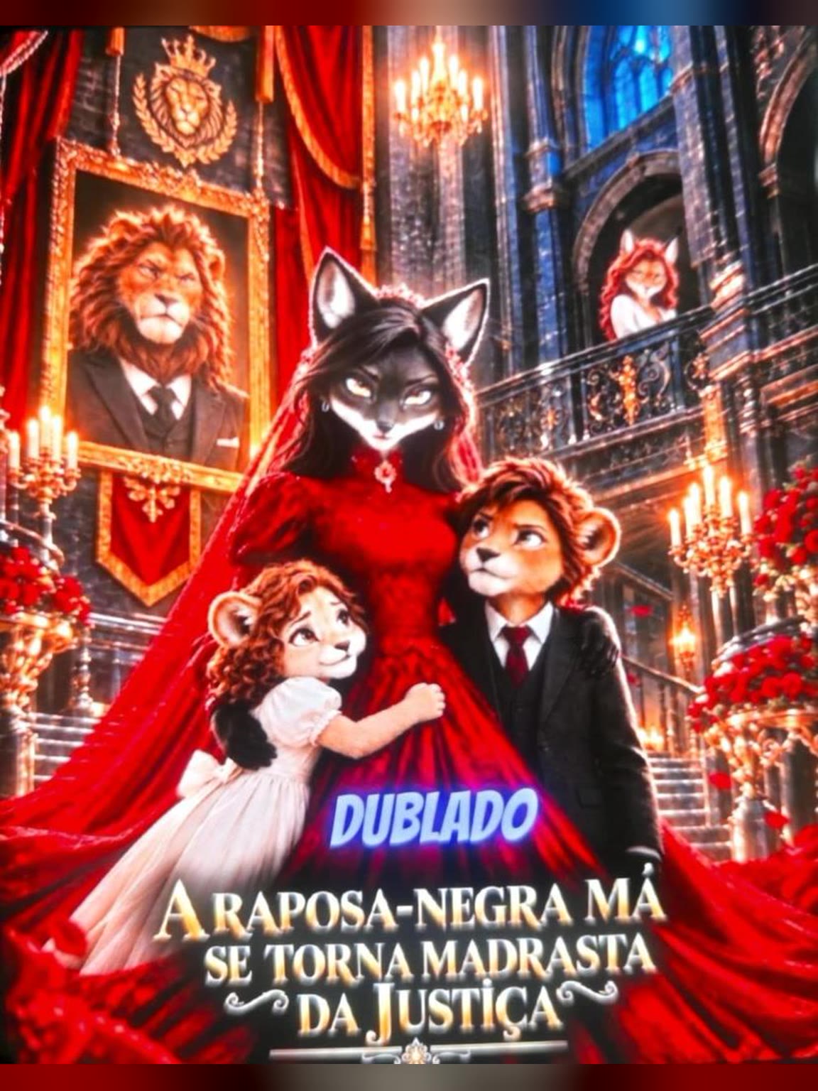 Capa de A Raposa-negra Má se Torna Madrasta da Justiça
