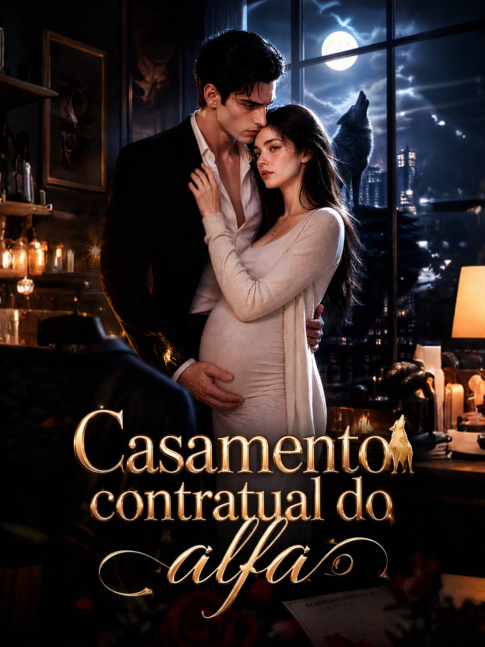 Capa de Casada por contrato com o Alfa
