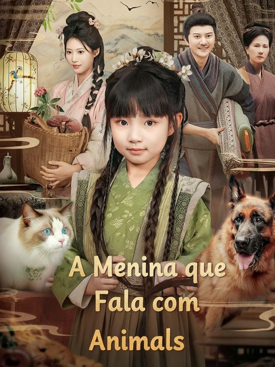 Capa de A Menina que Fala com Animais