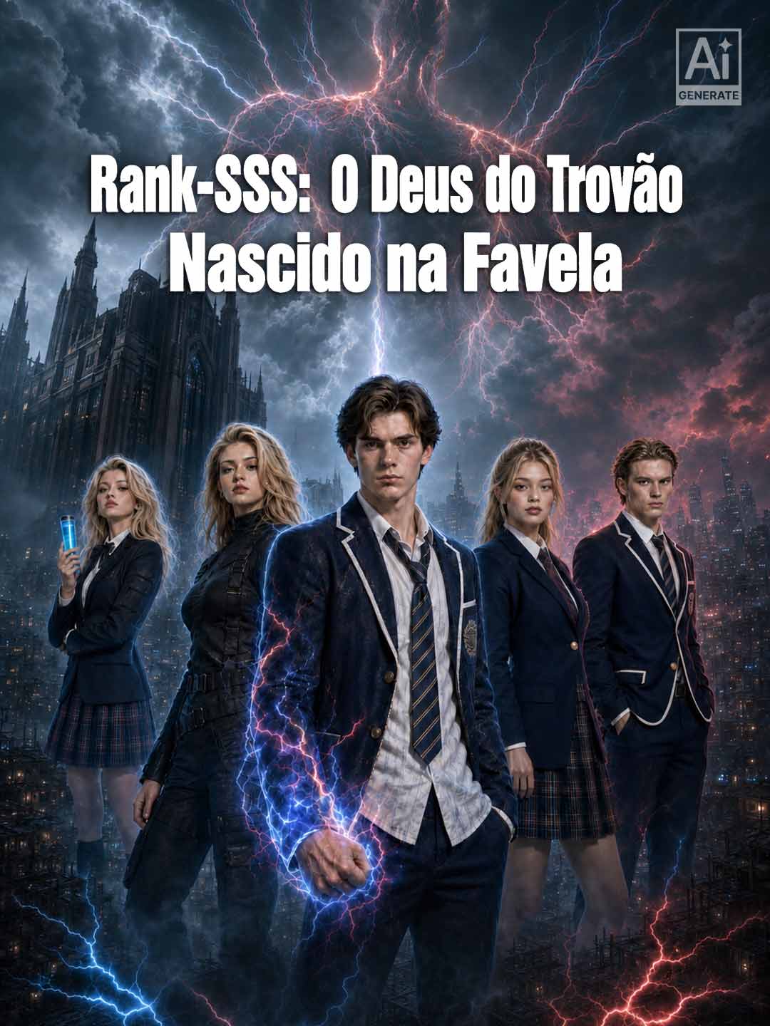 Capa de Rank-SSS O Deus do Trovão Nascido na Favela