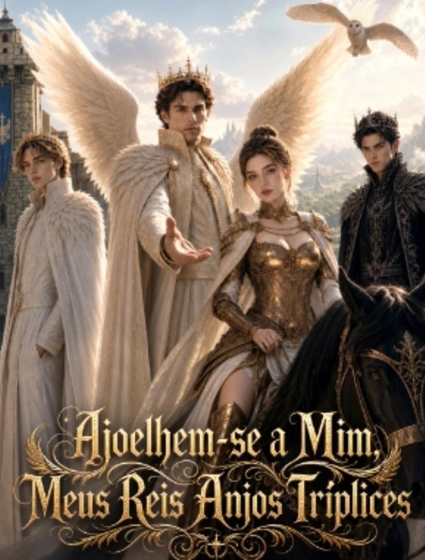 Capa de Ajoelhe-se a Mim, Meus Reis Anjos Tríplices