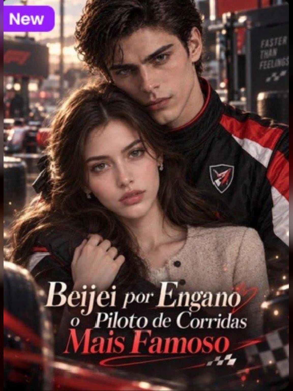 Capa de Beijei por Engano o Piloto de Corridas Mais Famoso