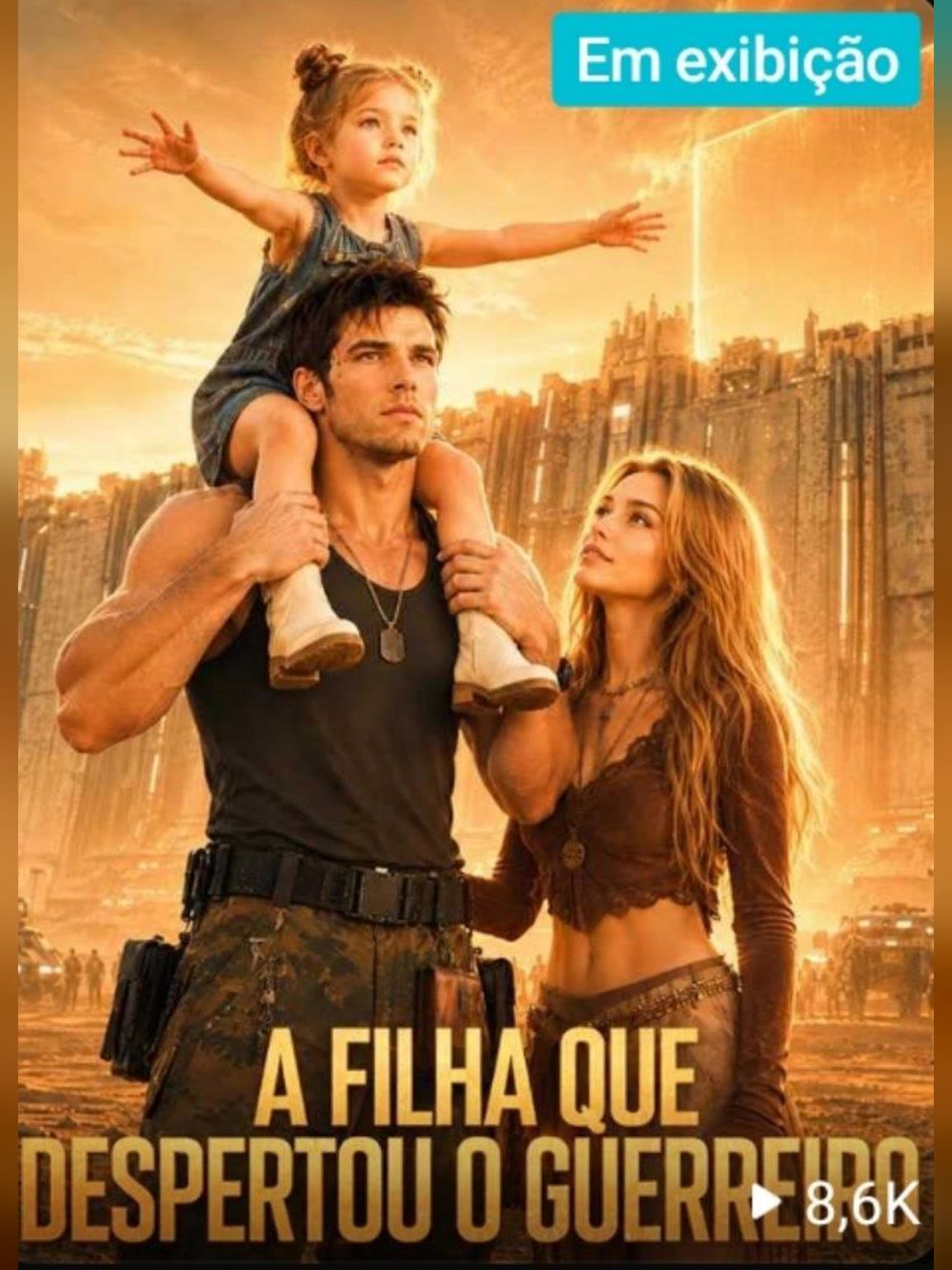 Capa de A Filha que Despertou o Guerreiro