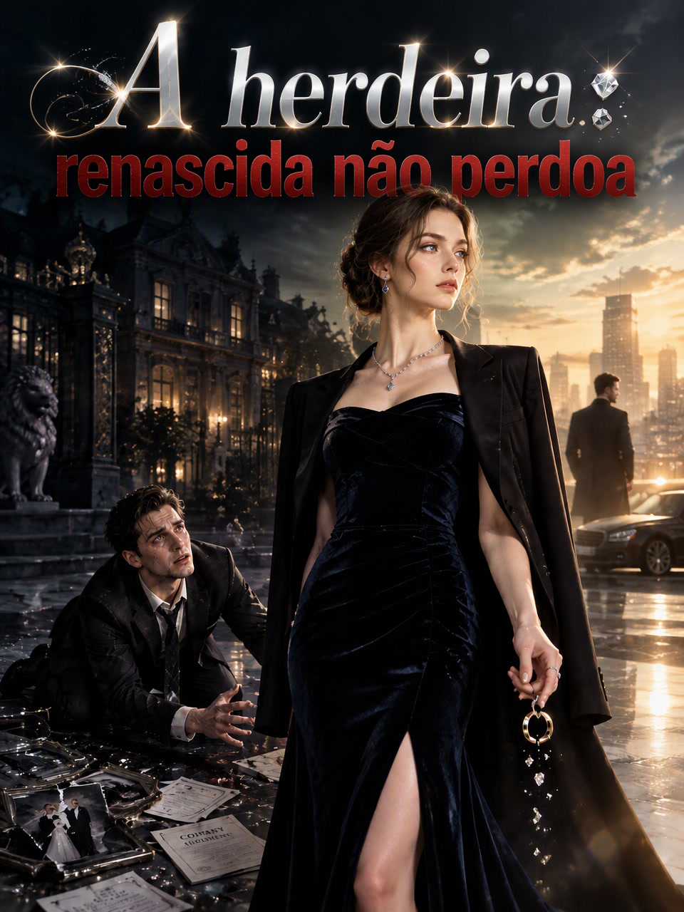 Capa de A herdeira renascida não perdoa