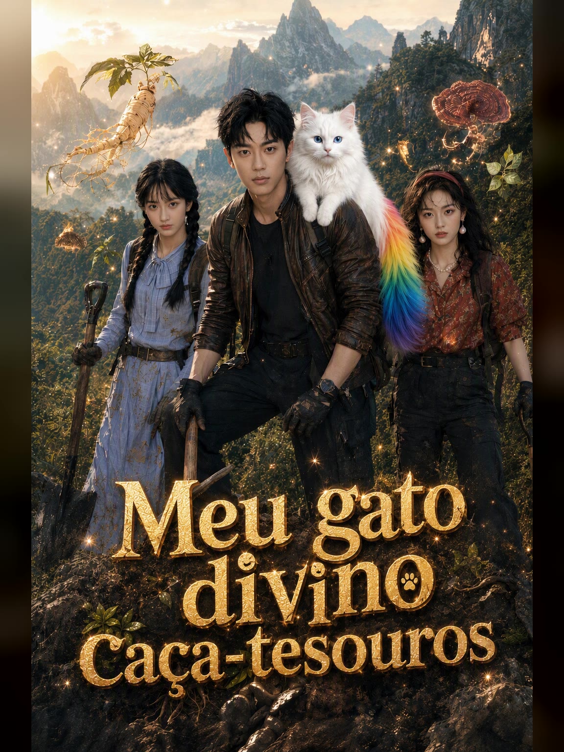 Capa de Meu gato divino caça-tesouros