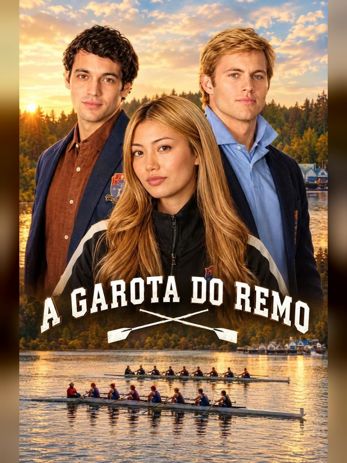 Capa de A Garota do Remo