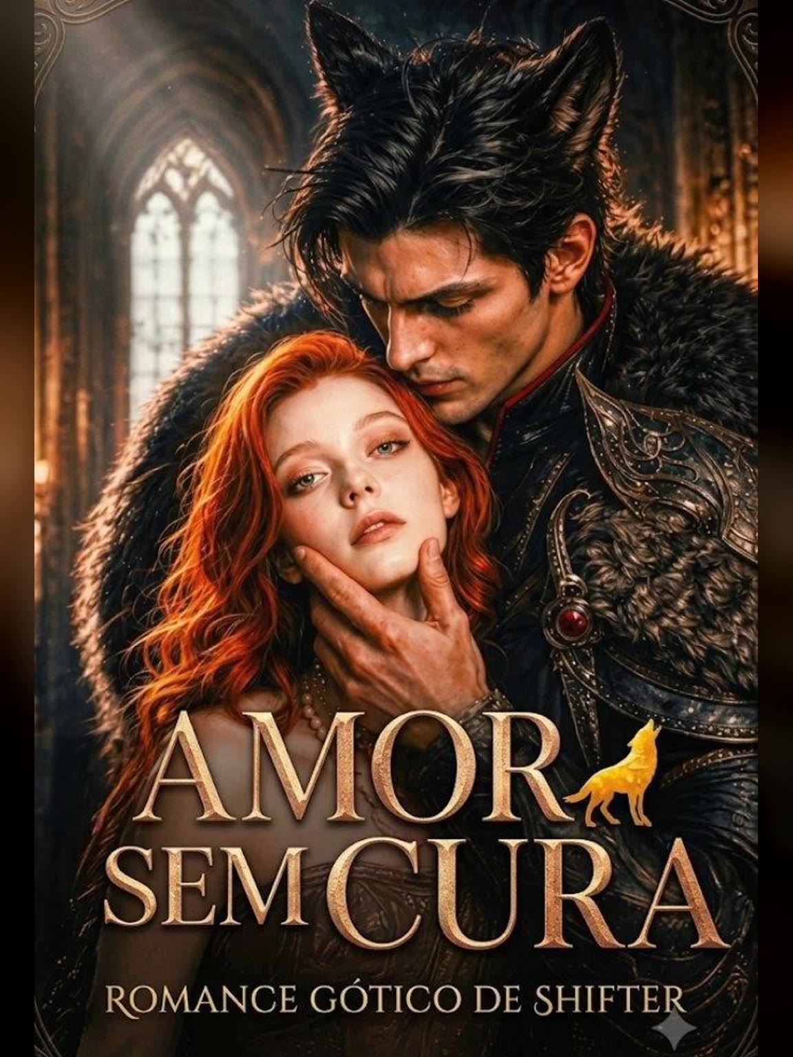 Capa de Amor sem Cura - Romance Gótico de Shifter