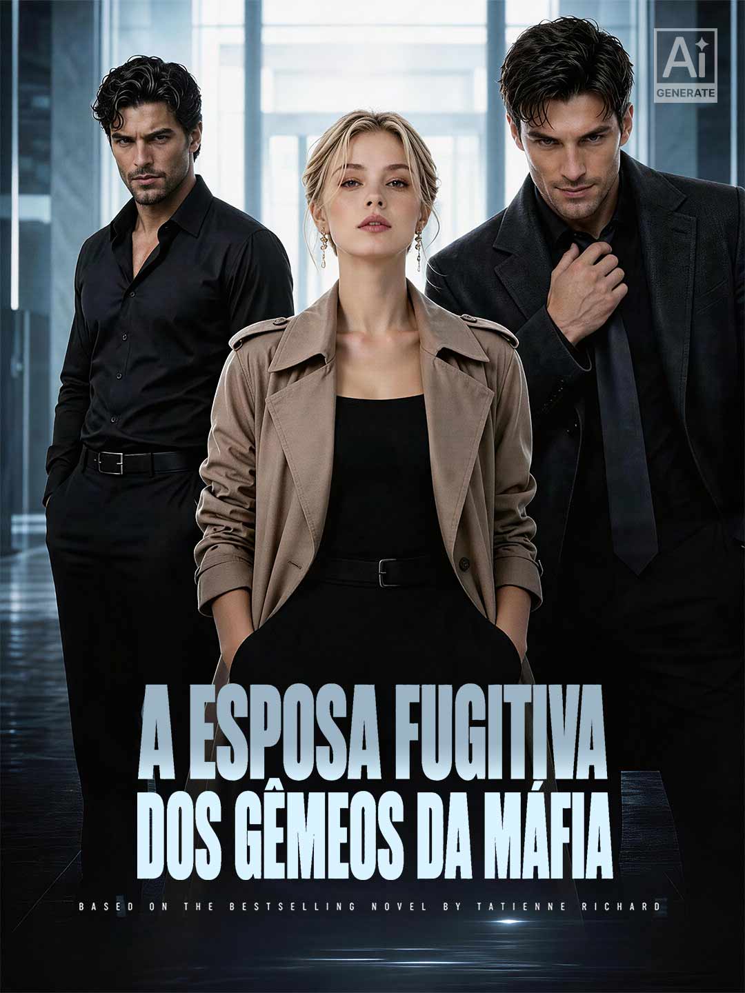 Capa de A Esposa Fugitiva dos Gêmeos da Máfia
