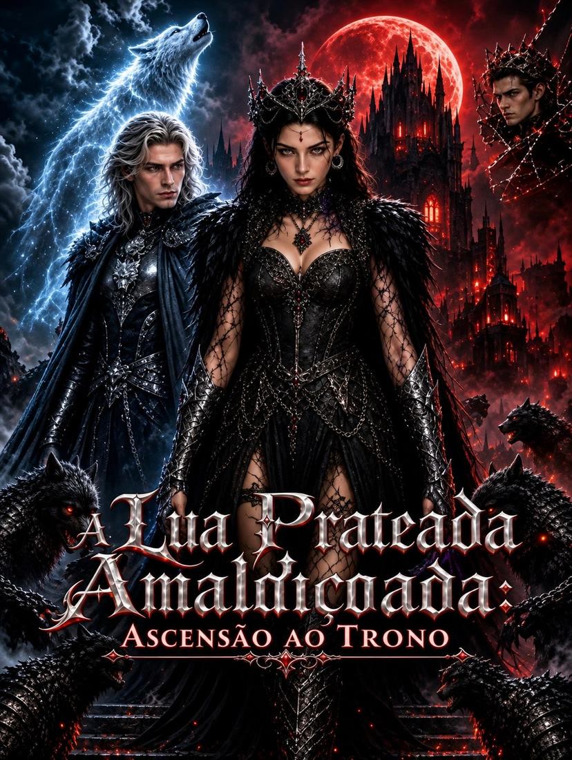 Capa de A Lua Prateada Amaldiçoada - Ascensão ao Trono