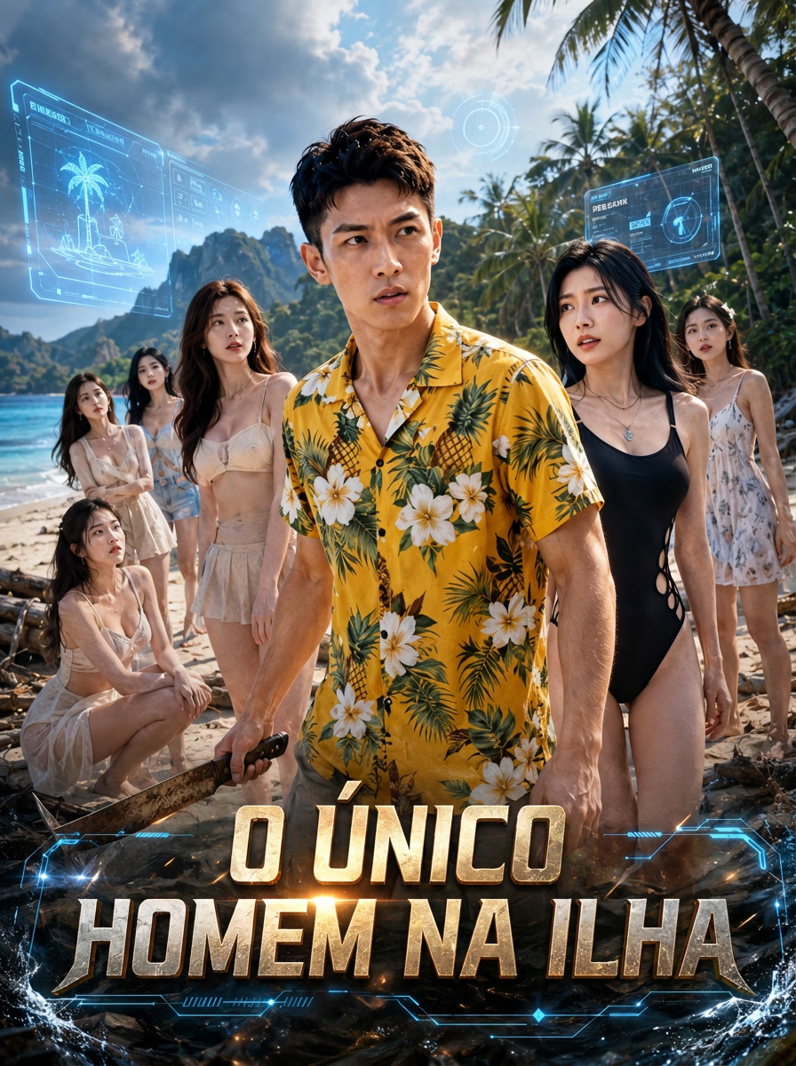Capa de O único homem na ilha