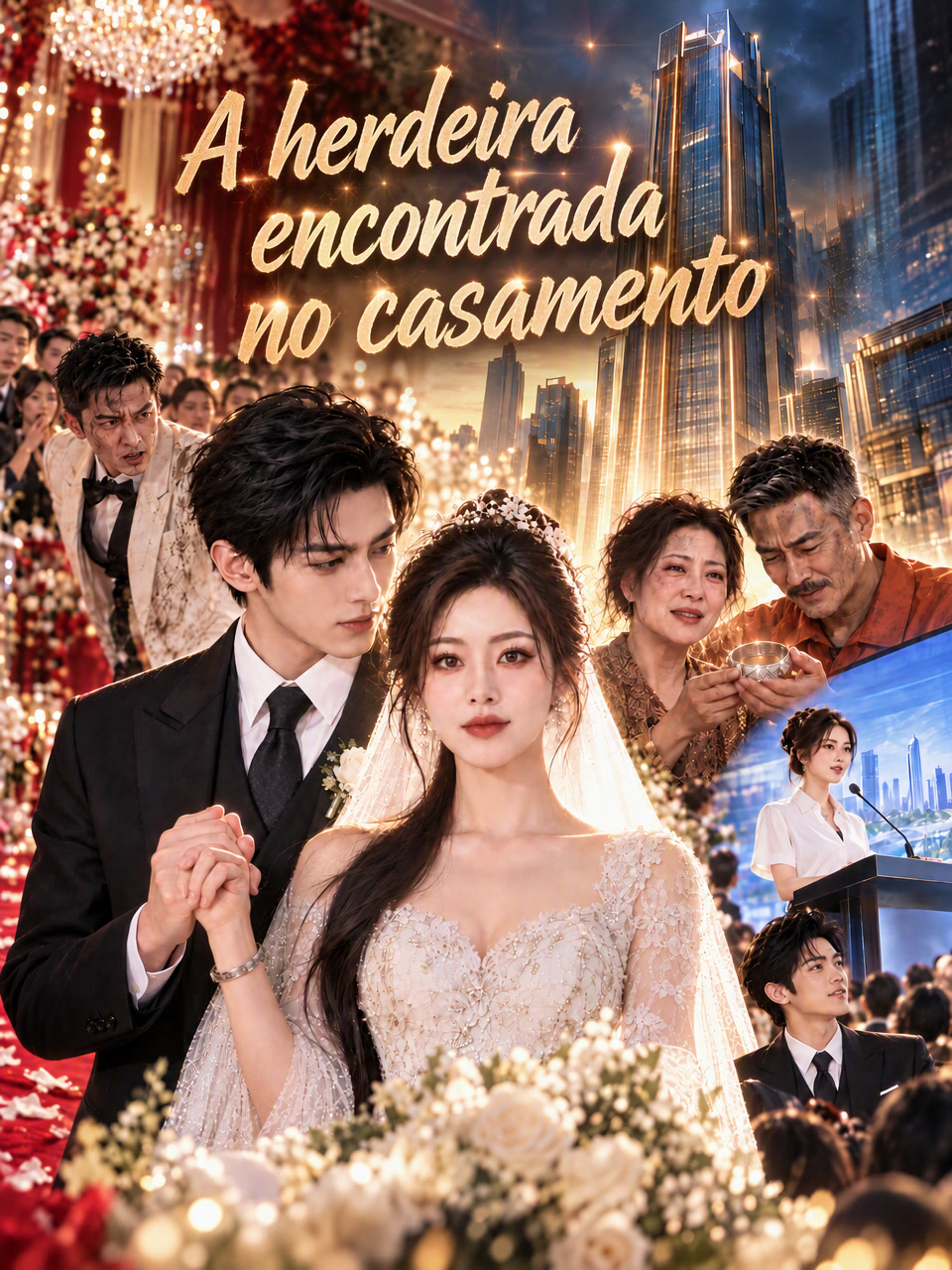 Capa de A herdeira encontrada no casamento