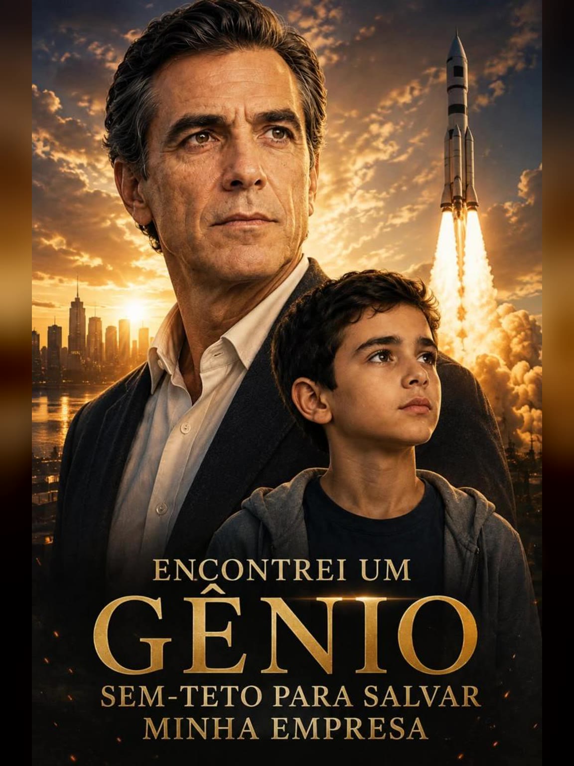Capa de Encontrei um Gênio Sem-teto para Salvar Minha Empresa