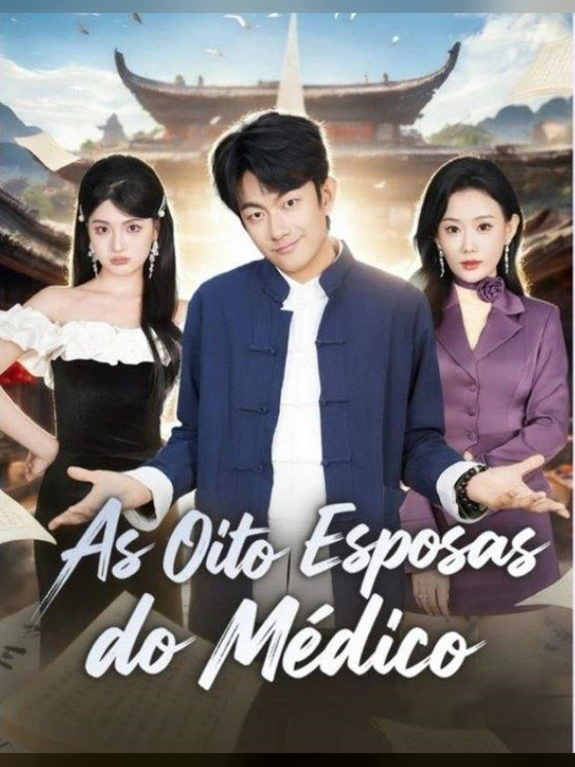 Capa de As Oito Esposas do Médico