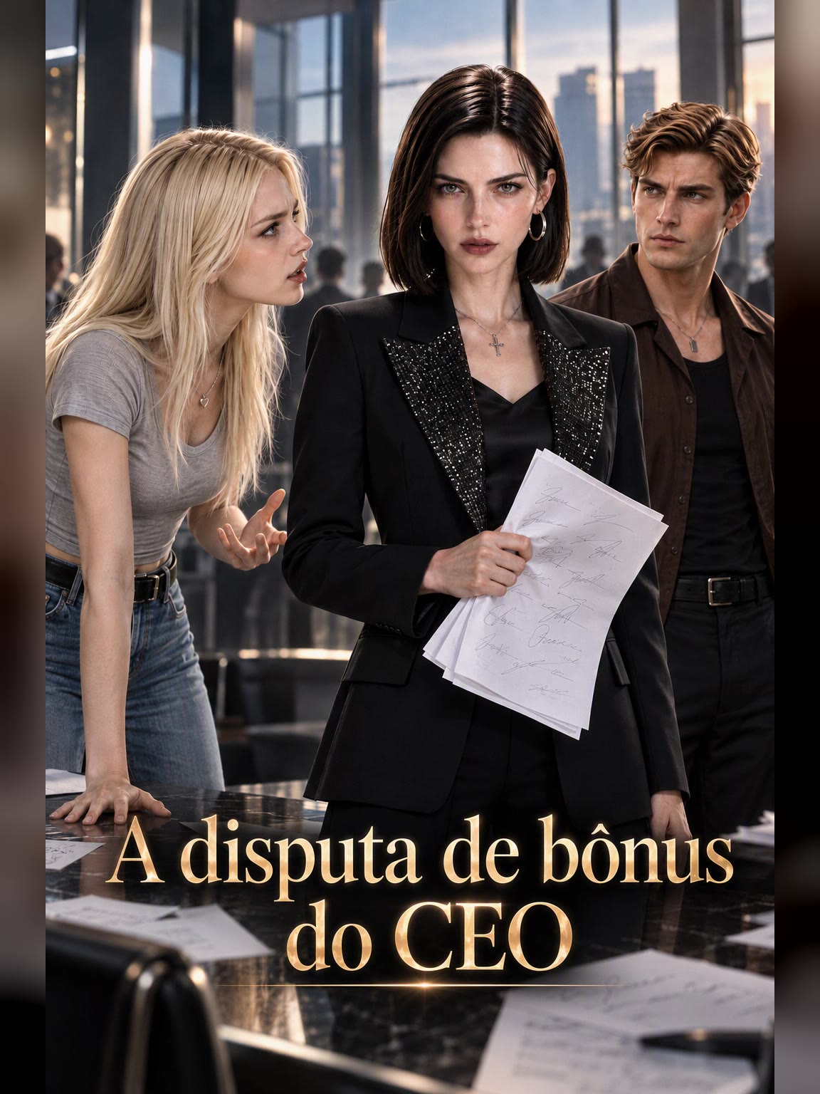Capa de A disputa de bônus do CEO