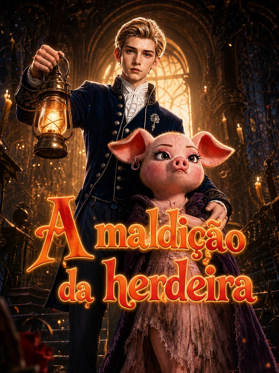 Capa de A maldição da herdeira