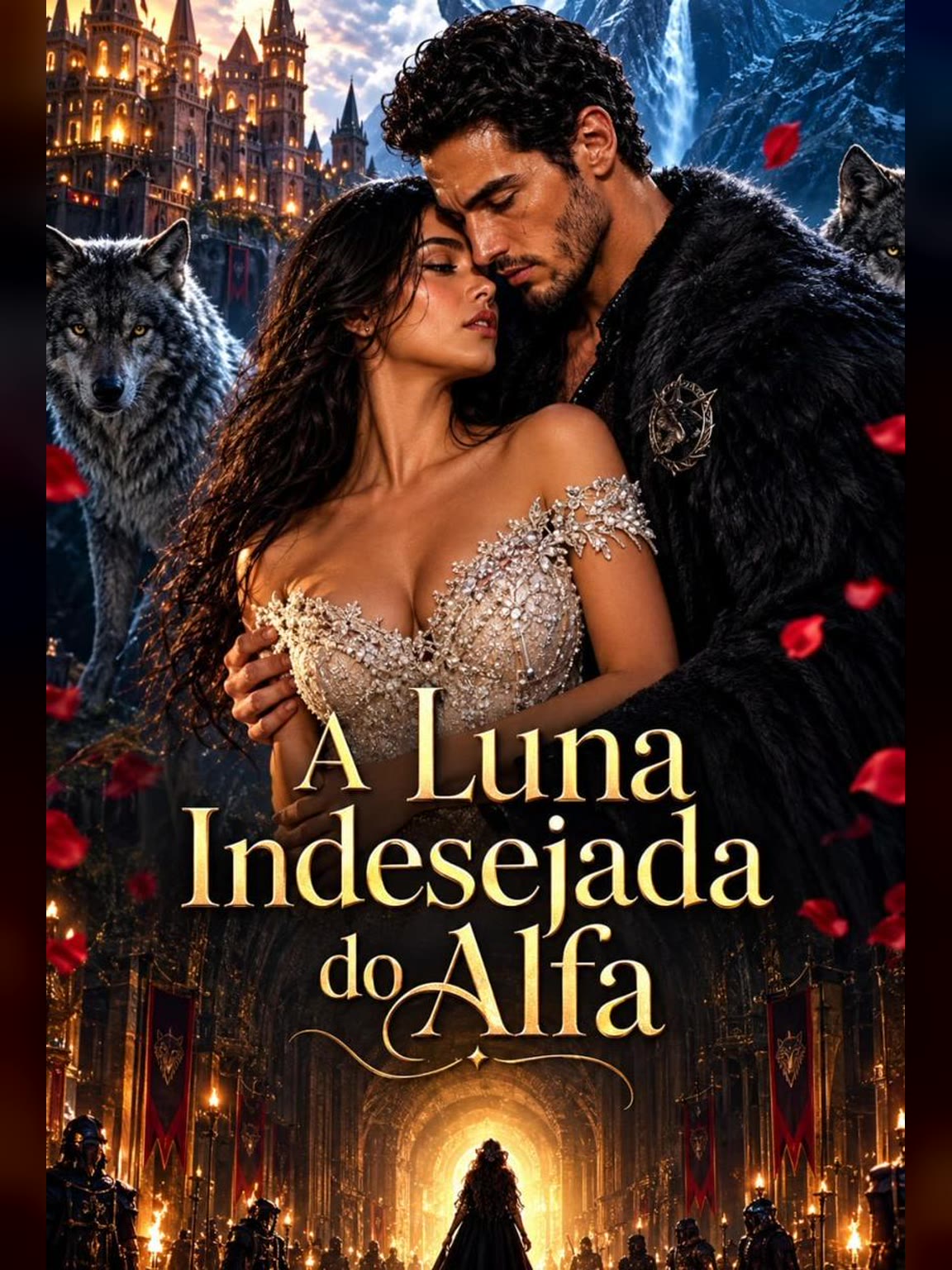 Capa de A Luna Indesejada do Alfa
