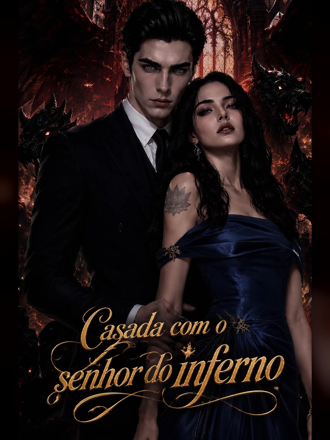 Capa de Casada com o senhor do inferno