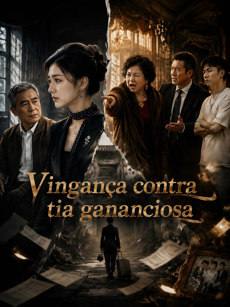 Capa de Vingança contra tia gananciosa