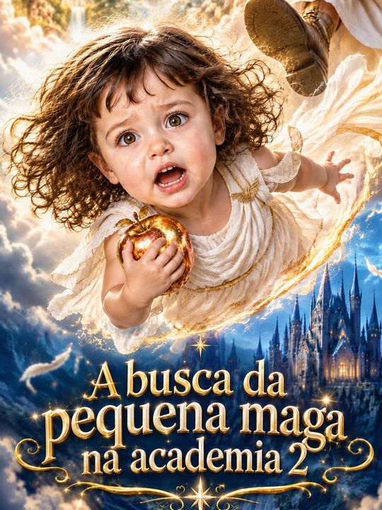 Capa de A busca da pequena maga na academia 2