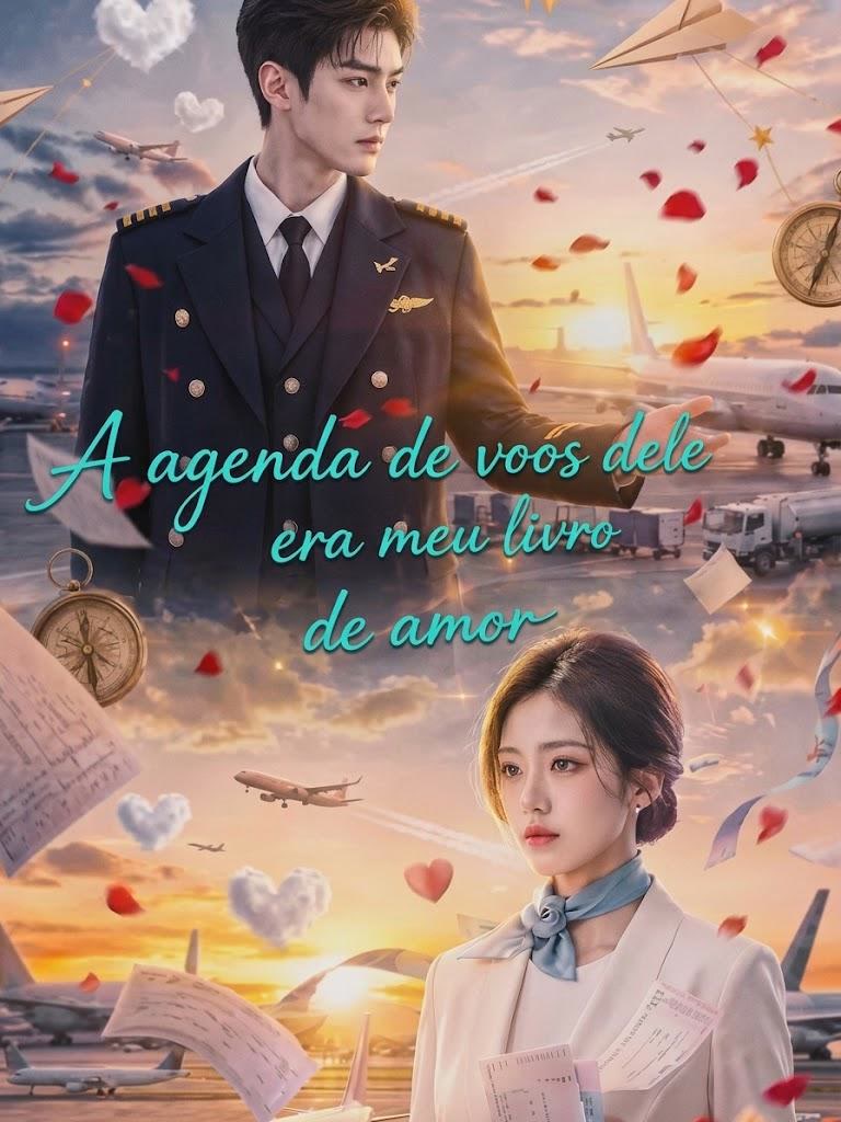 Capa de A Agenda de Voos Dele Era Meu Livro de Amor