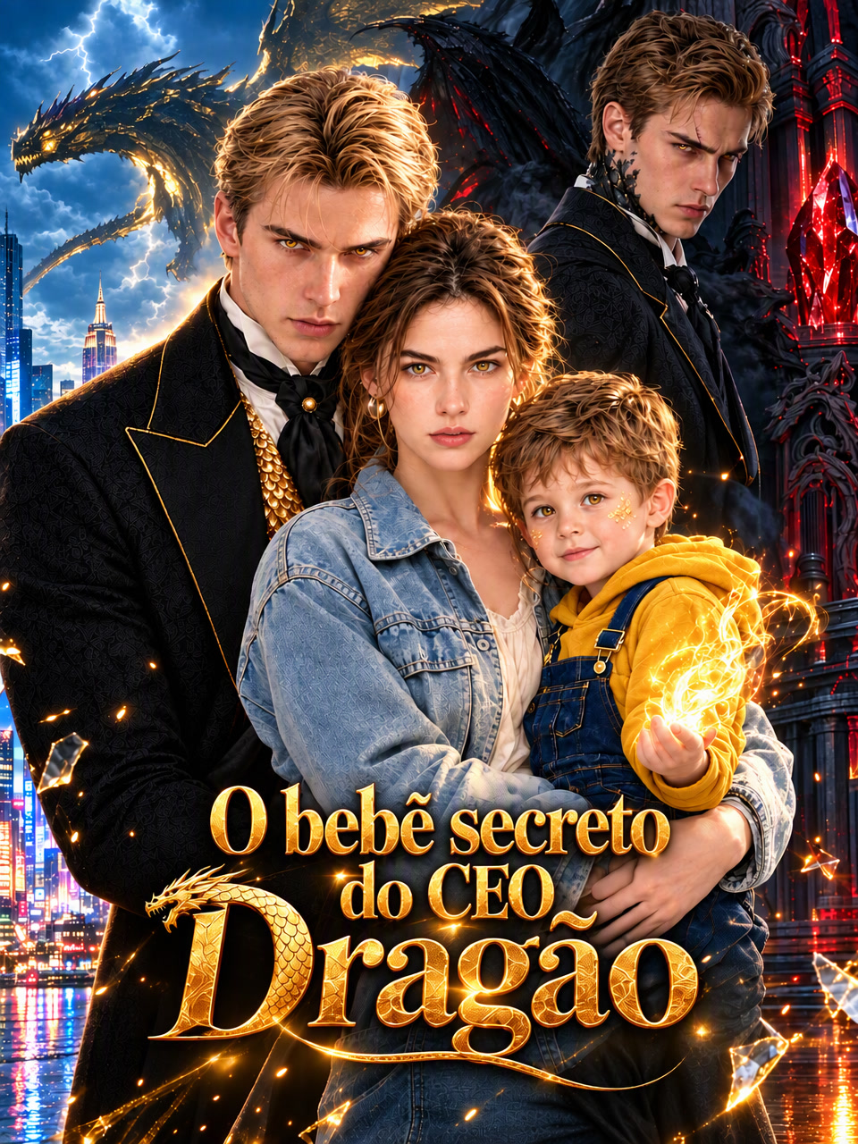 Capa de O bebê secreto do CEO Dragão