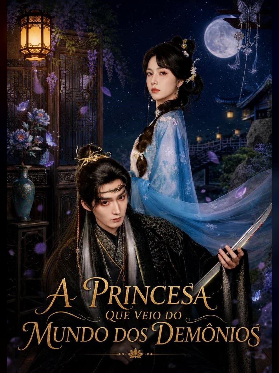 Capa de A Princesa que Veio do Mundo dos Demônios