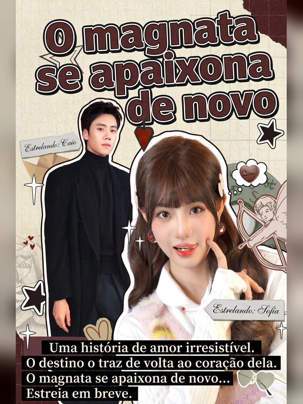 Capa de O magnata se apaixona de novo