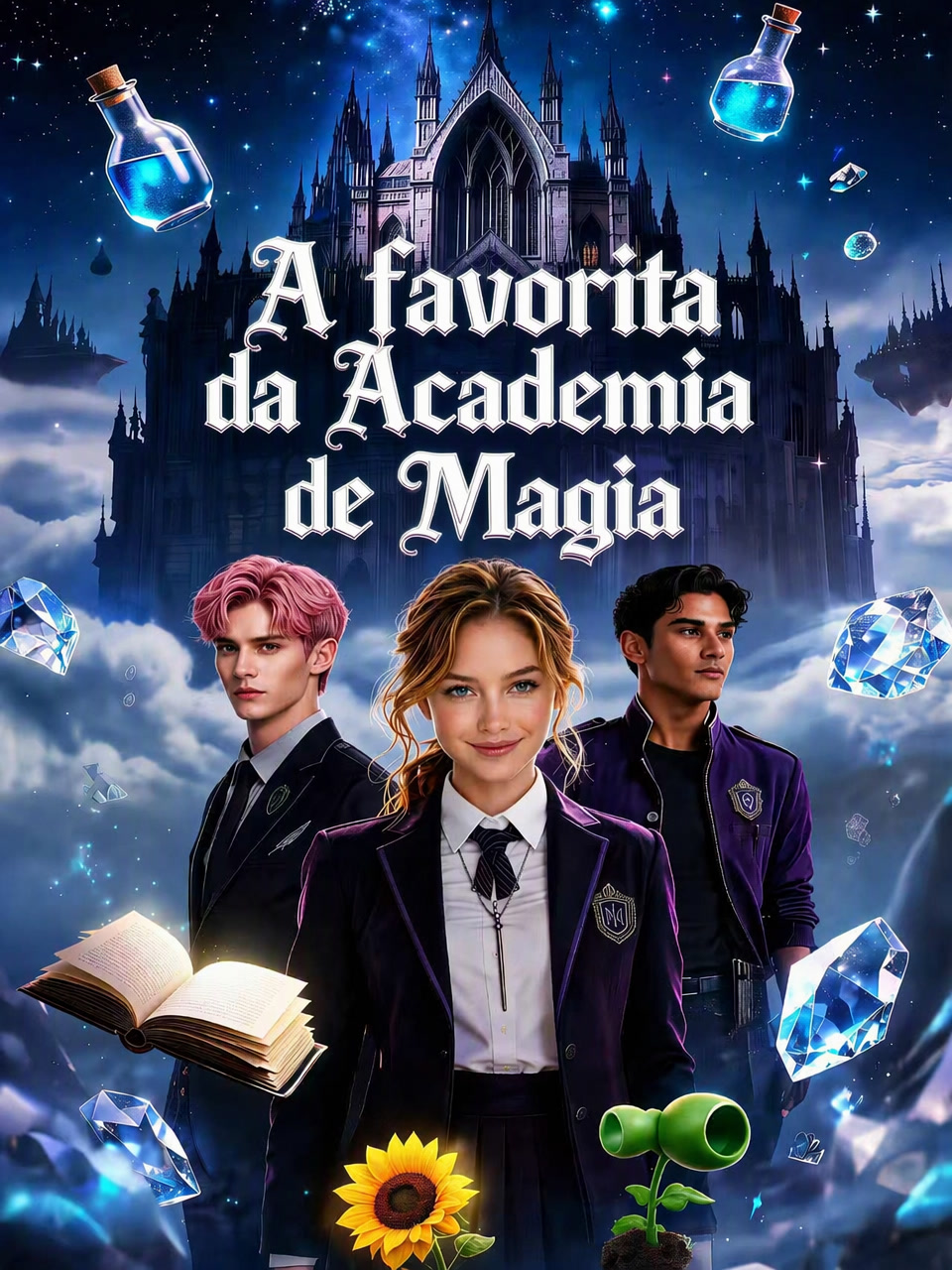 Capa de A favorita da Academia de Magia