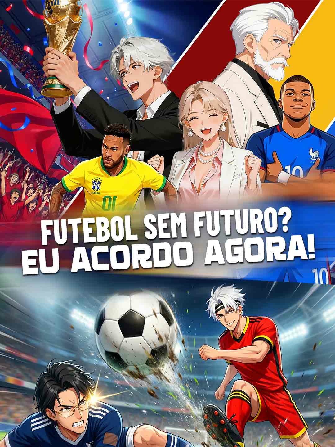 Capa de Futebol Sem Futuro Eu Acordo Agora!