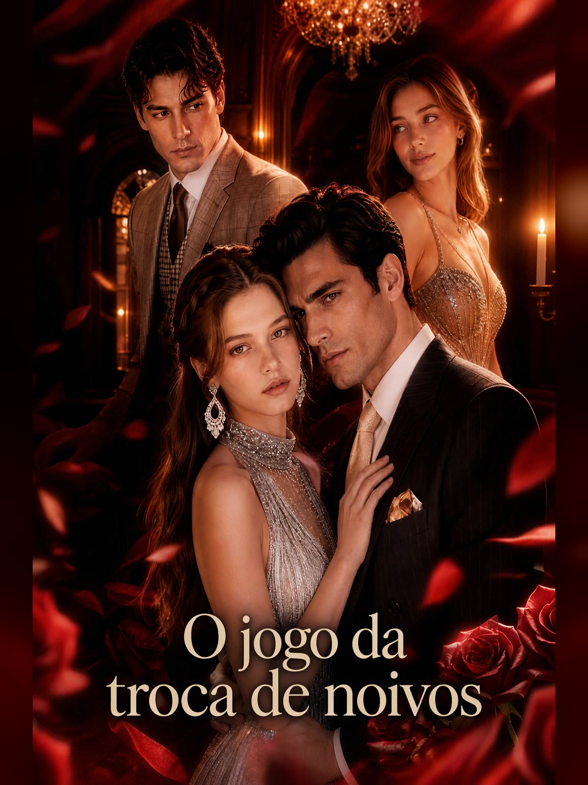 Capa de O jogo da troca de noivos