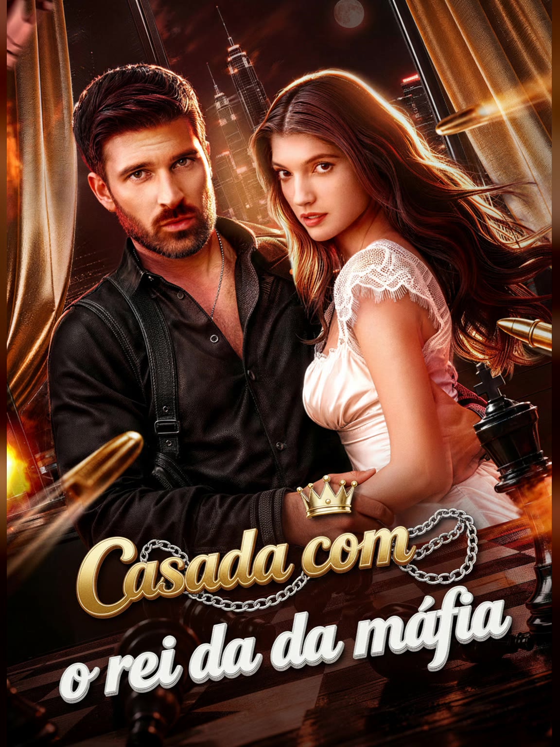 Capa de Casada com o rei da máfia