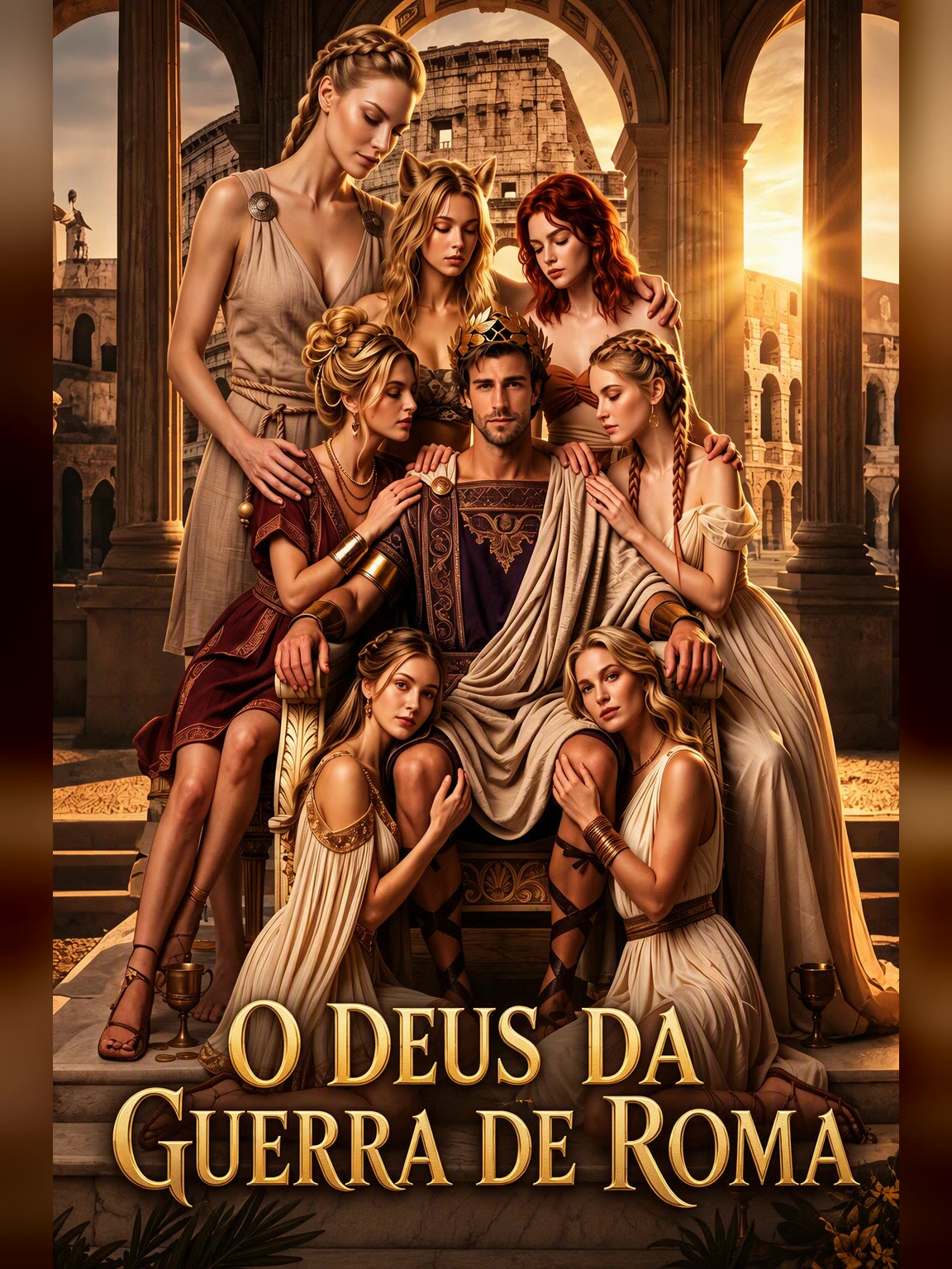 Capa de O deus da guerra de Roma
