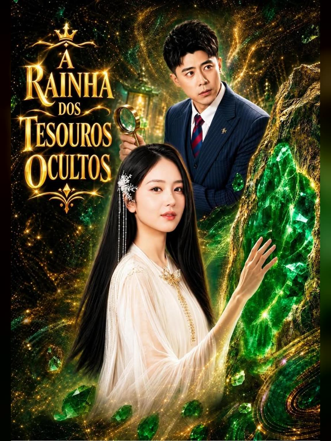 Capa de A Rainha dos Tesouros Ocultos