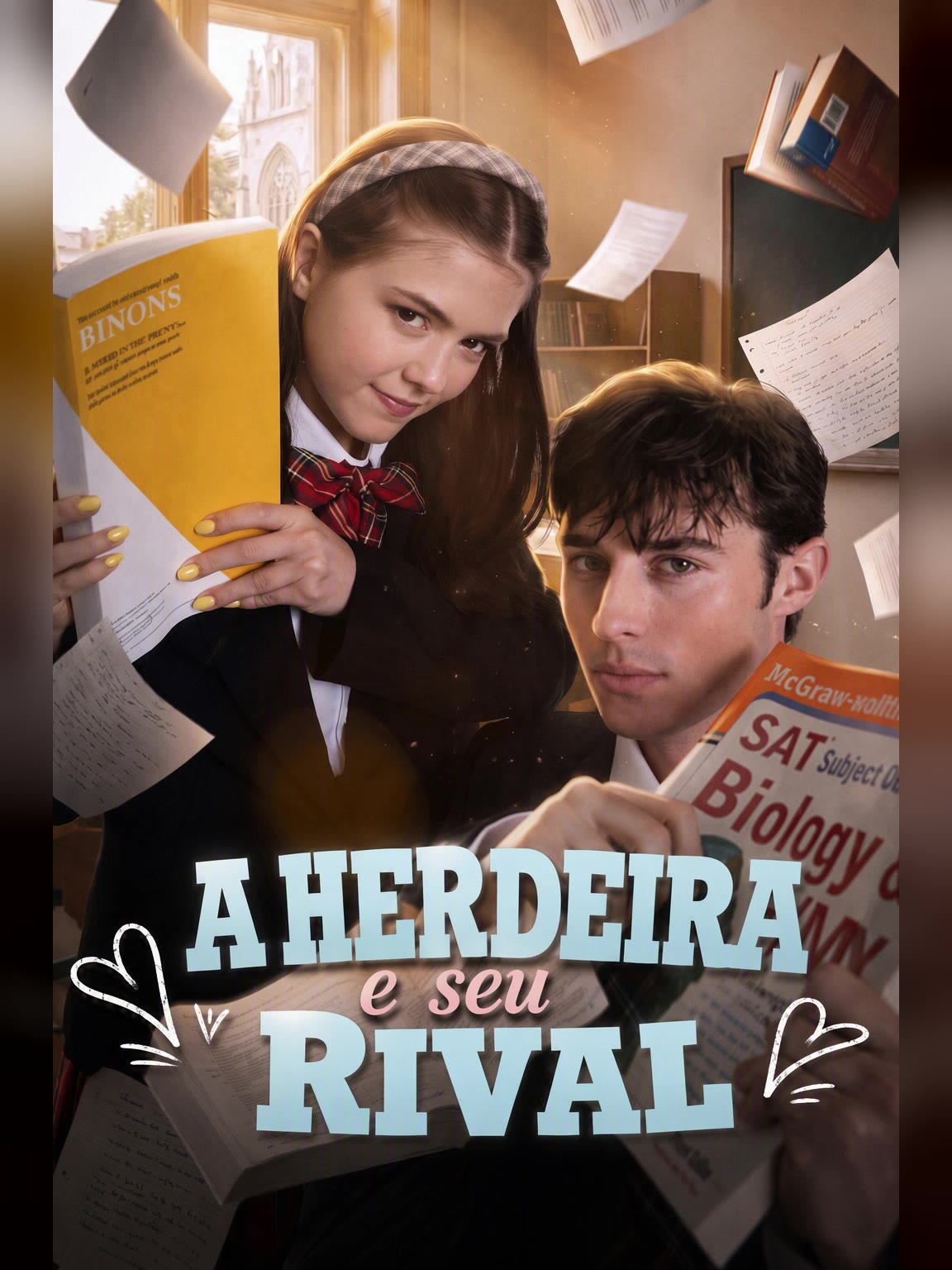 Capa de A herdeira e seu rival