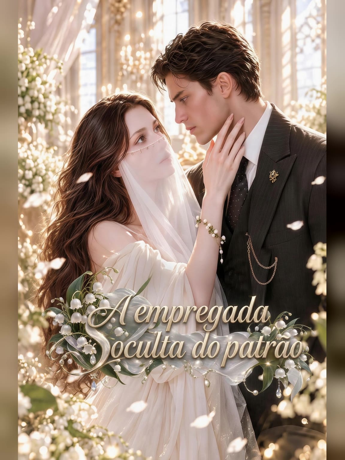 Capa de A empregada oculta do patrão