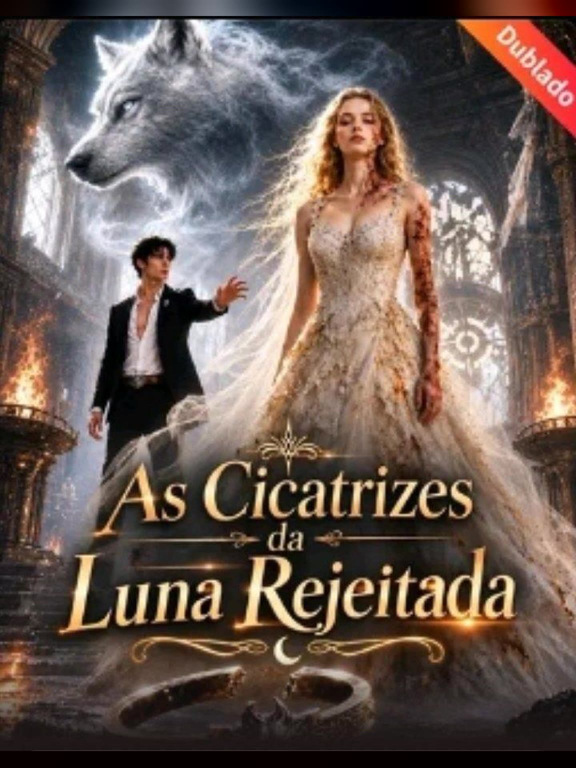 Capa de As Cicatrizes da Luna Rejeitada