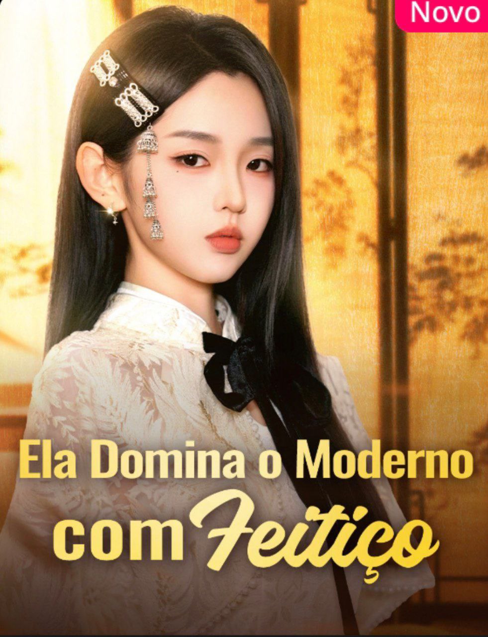 Capa de Ela domina o morderno com Feitiço