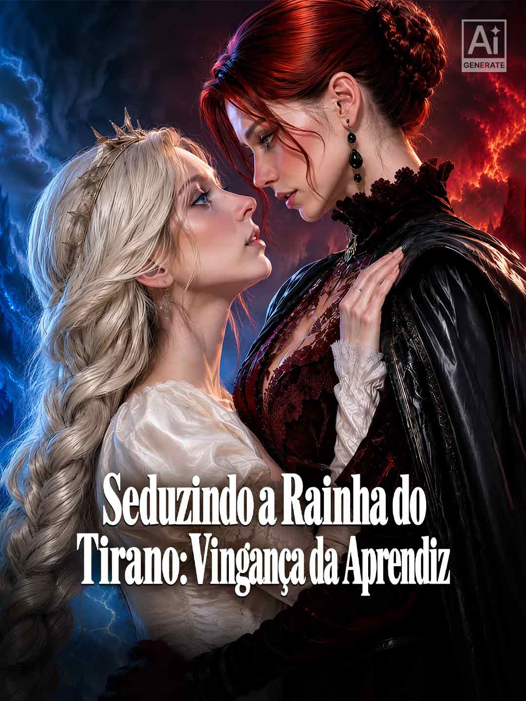 Capa de Seduzindo a Rainha do Tirano Vingança da Aprendiz