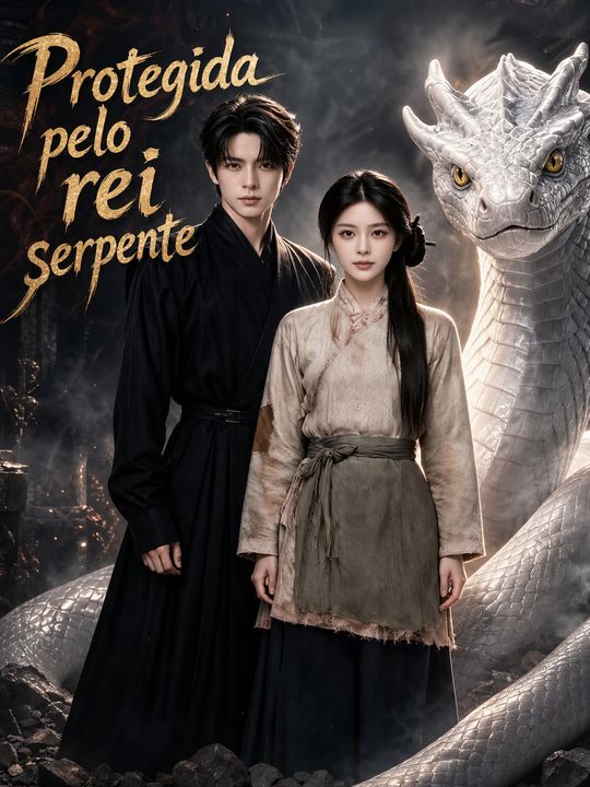 Capa de Protegida pelo rei serpente