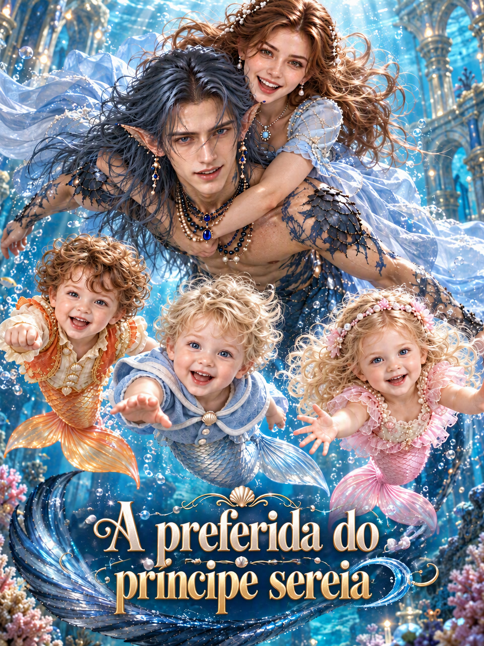 Capa de A preferida do príncipe sereia