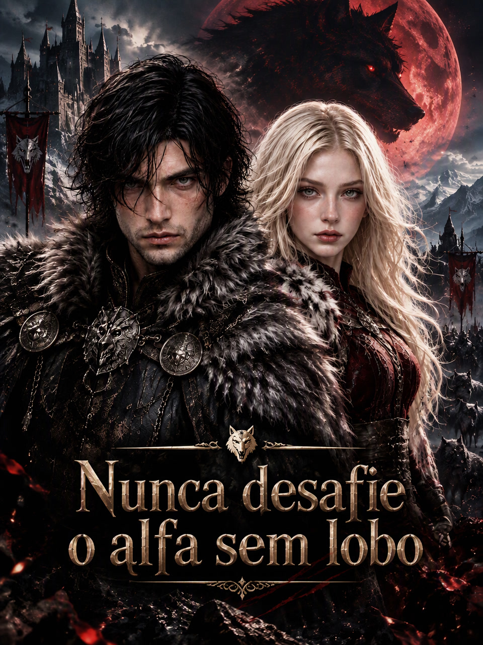 Capa de Nunca desafie o alfa sem lobo