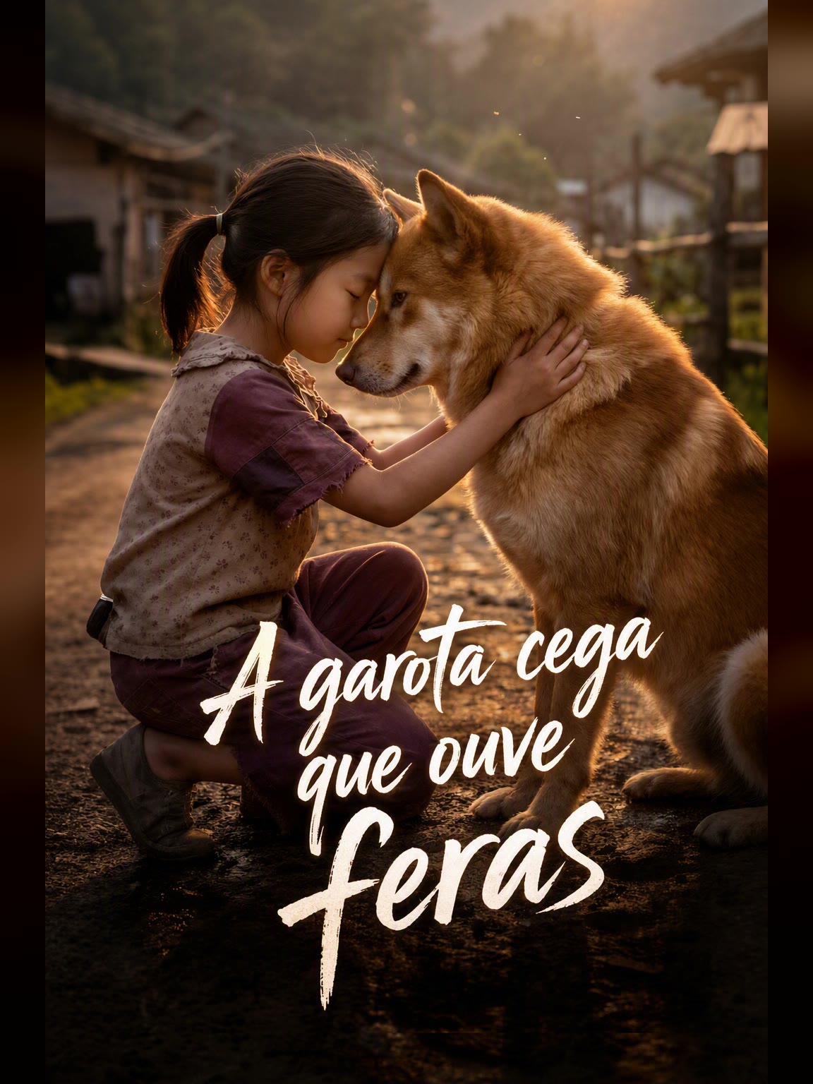Capa de A garota cega que ouve feras