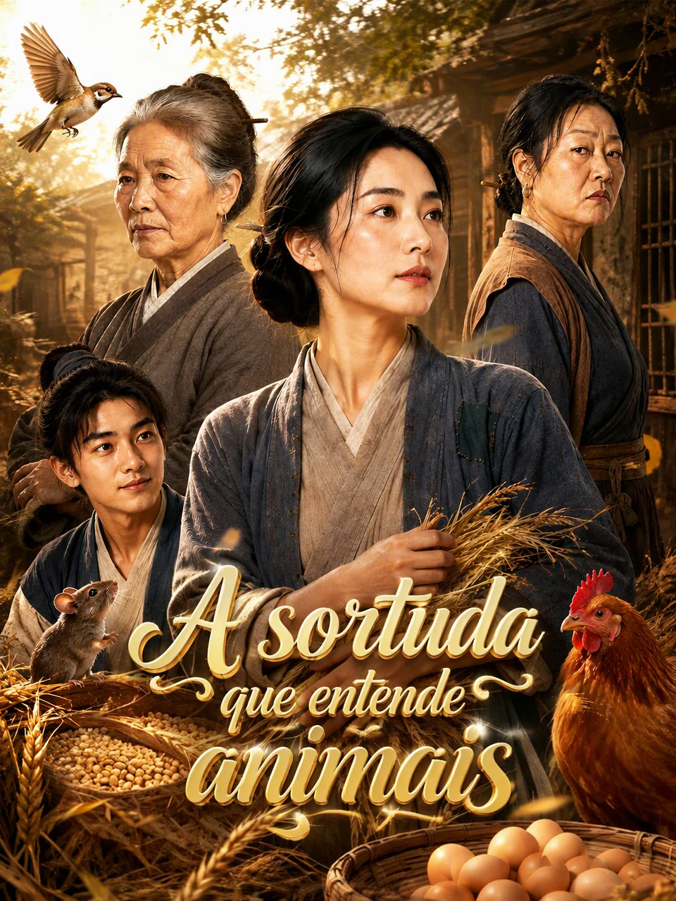 Capa de A sortuda que entende animais