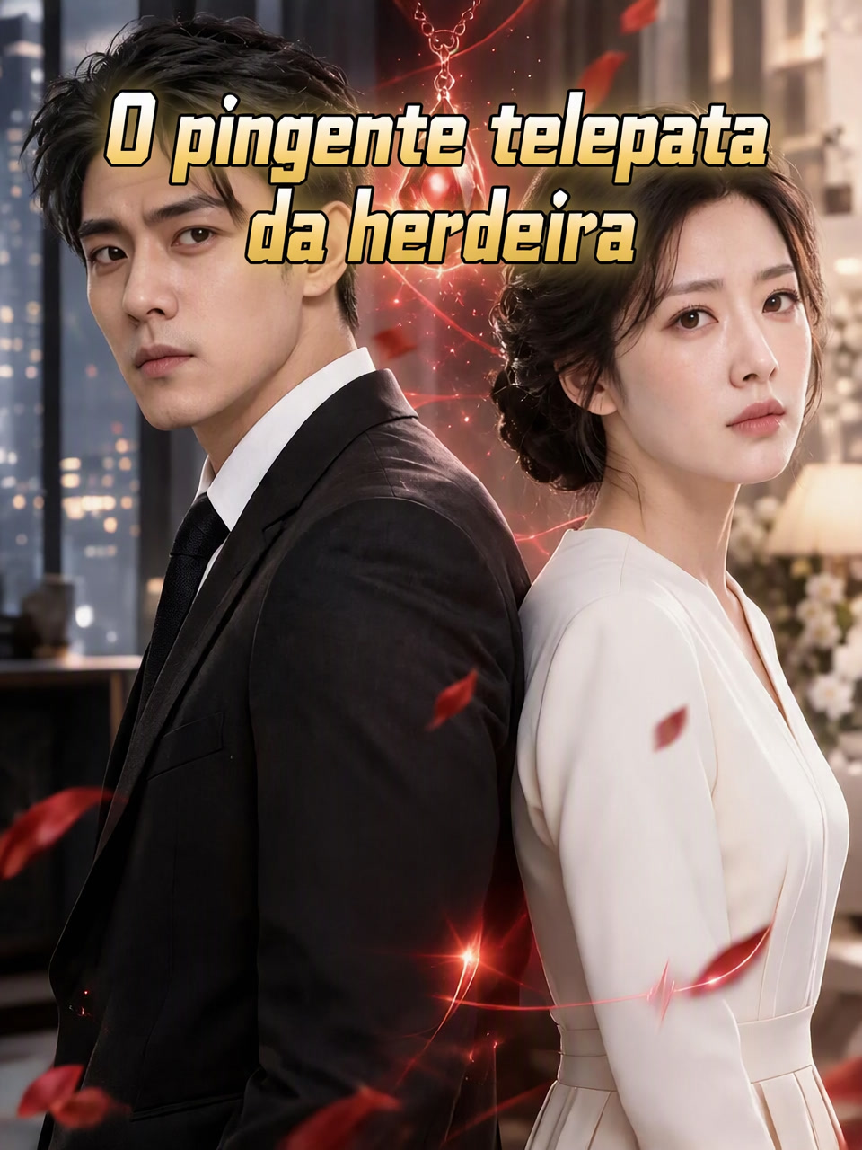 Capa de O pingente telepata da herdeira