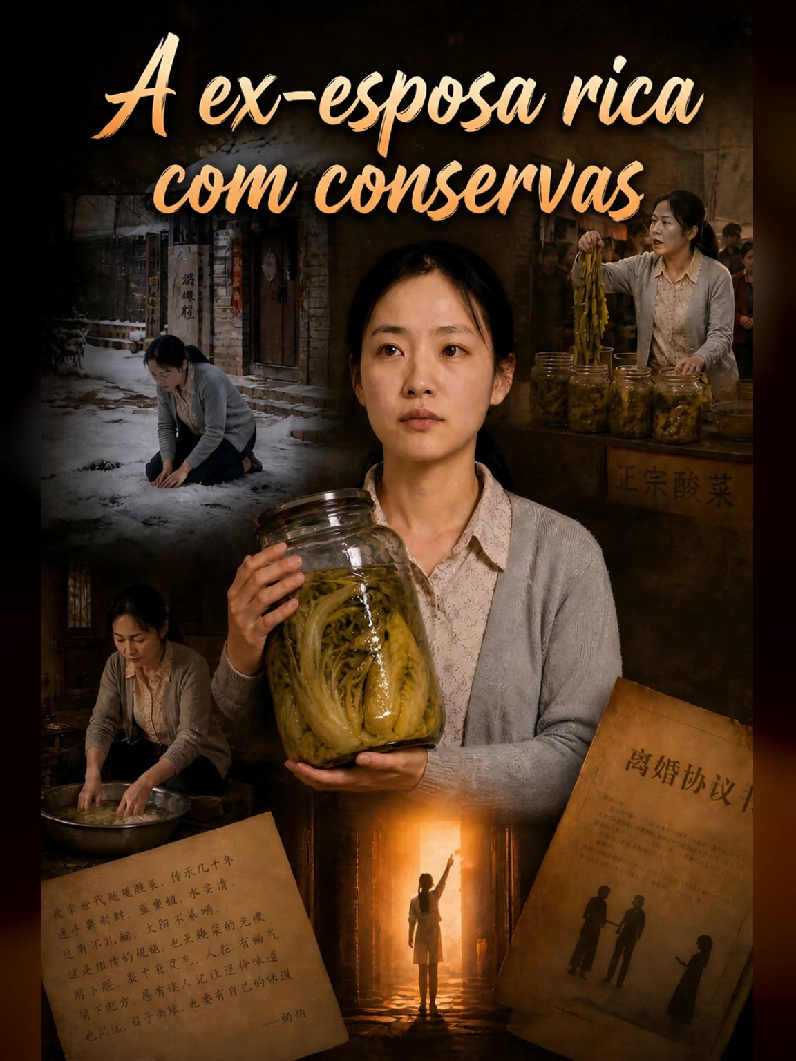 Capa de A ex-esposa rica com conservas